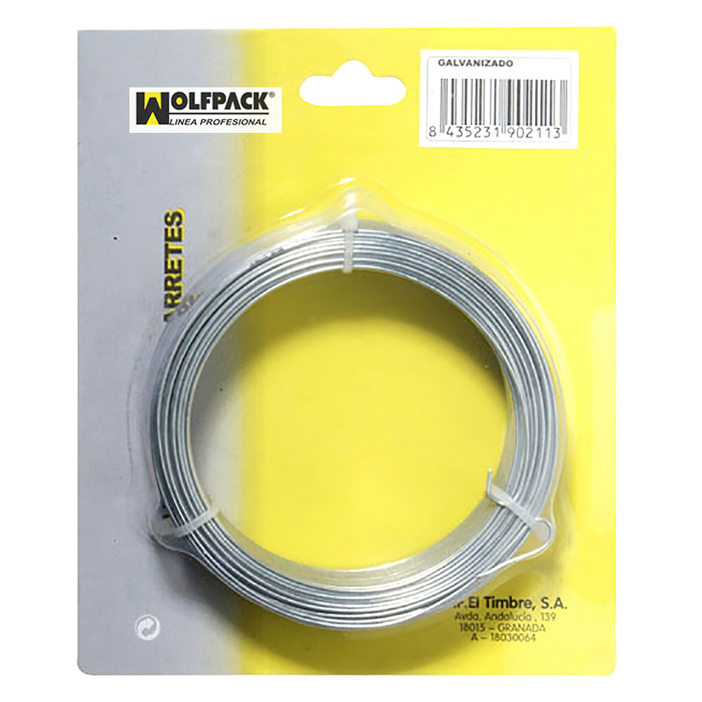 Alambre Plastificado 1,2 mm. Verde (Rollo 50 metros)