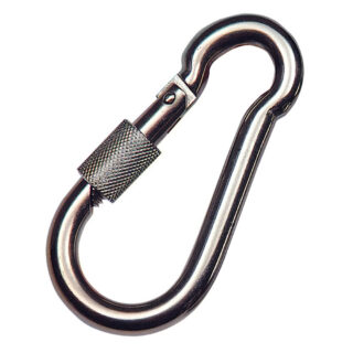 Mosqueton Bombero Inoxidable Con Seguro   60×6 Uso domestico