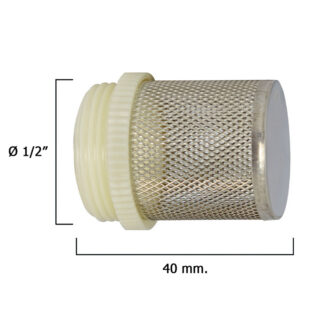 Filtro Inoxidable Para Válvula Retencion    1/2″