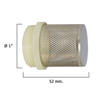 Filtro Inoxidable Para Válvula Retencion    1″